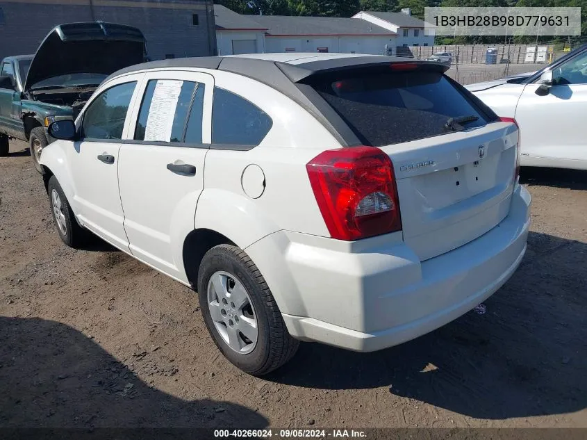 1B3HB28B98D779631 2008 Dodge Caliber Se