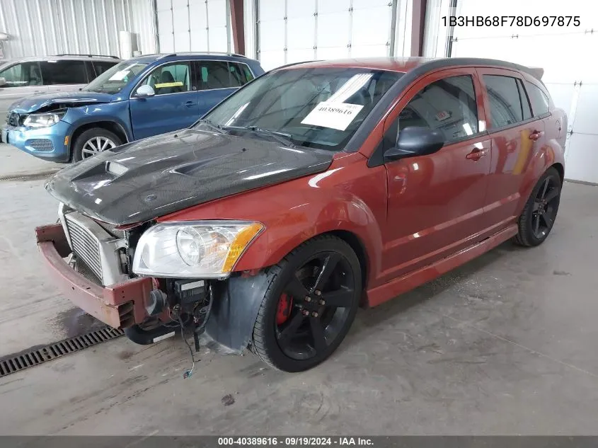 2008 Dodge Caliber Srt4 VIN: 1B3HB68F78D697875 Lot: 40389616