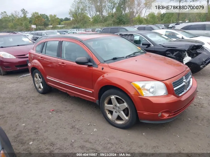 2008 Dodge Caliber R/T VIN: 1B3HE78K88D700079 Lot: 40415957