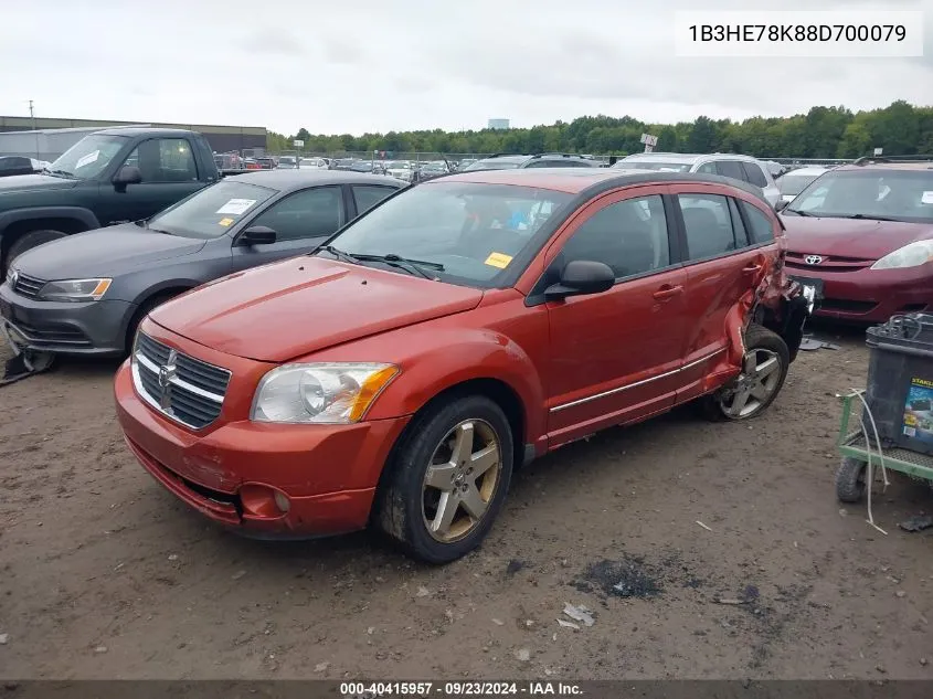 2008 Dodge Caliber R/T VIN: 1B3HE78K88D700079 Lot: 40415957