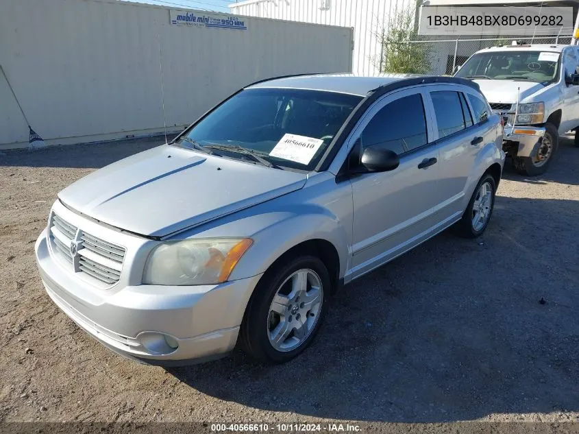 2008 Dodge Caliber Sxt VIN: 1B3HB48BX8D699282 Lot: 40566610