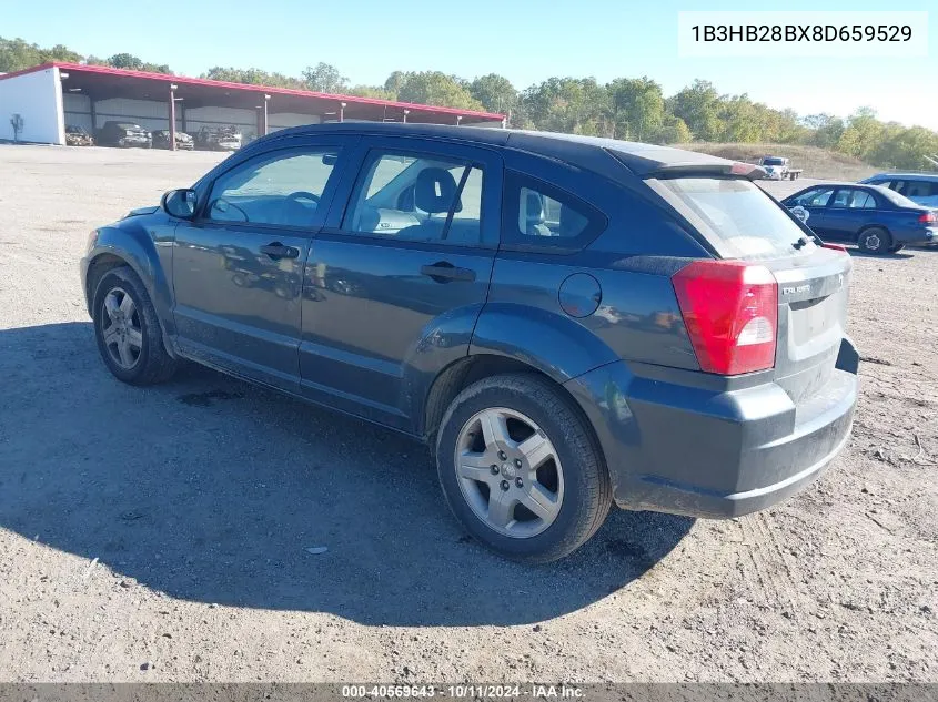 2008 Dodge Caliber VIN: 1B3HB28BX8D659529 Lot: 40569643