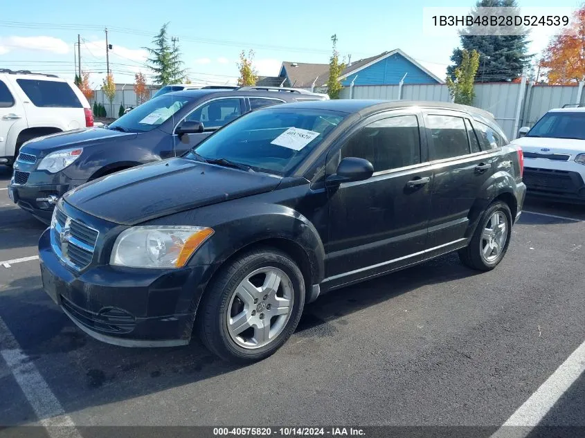 2008 Dodge Caliber Sxt VIN: 1B3HB48B28D524539 Lot: 40575820