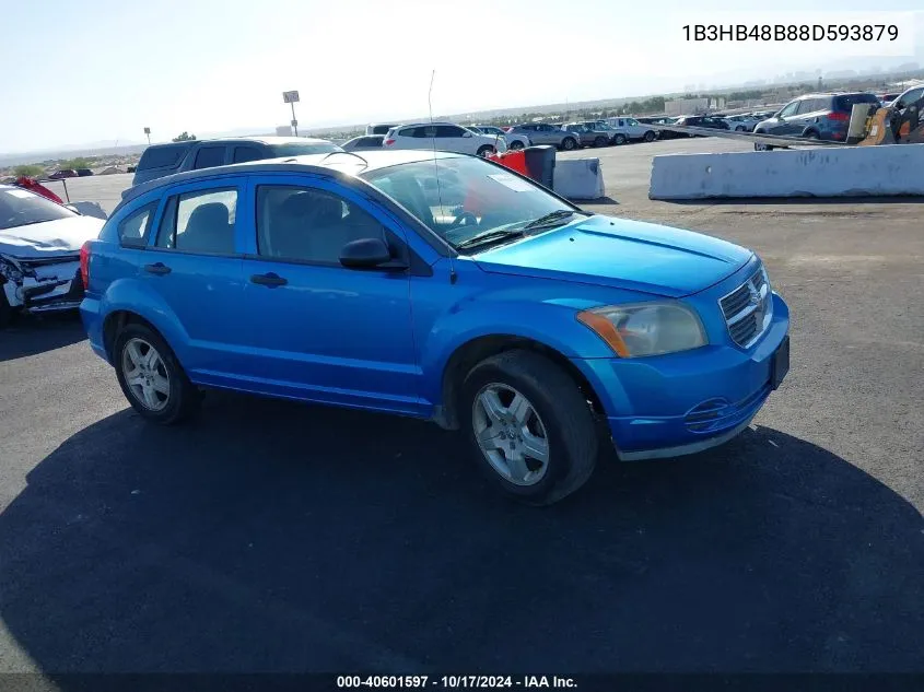 2008 Dodge Caliber Sxt VIN: 1B3HB48B88D593879 Lot: 40601597