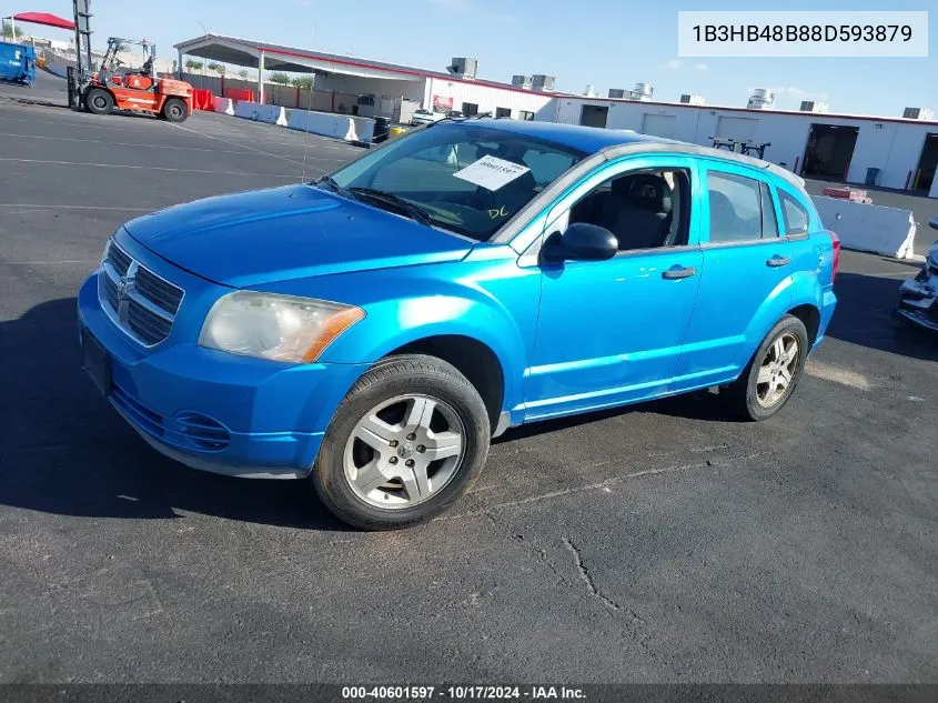 2008 Dodge Caliber Sxt VIN: 1B3HB48B88D593879 Lot: 40601597