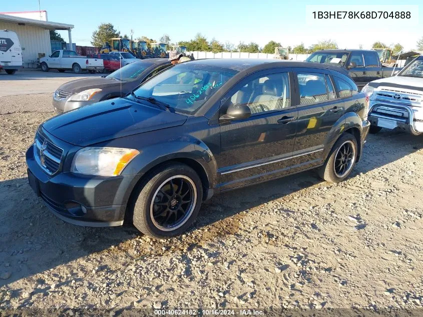 2008 Dodge Caliber R/T VIN: 1B3HE78K68D704888 Lot: 40624182