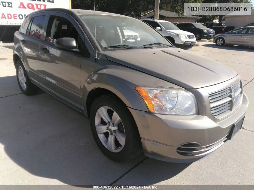 2008 Dodge Caliber VIN: 1B3HB28B68D686016 Lot: 40632822