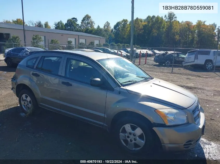 1B3HB28B78D559081 2008 Dodge Caliber Se