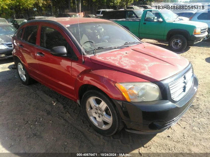 1B3HB48B88D545718 2008 Dodge Caliber Sxt