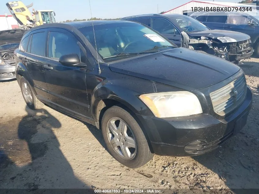 1B3HB48BX8D794344 2008 Dodge Caliber Sxt