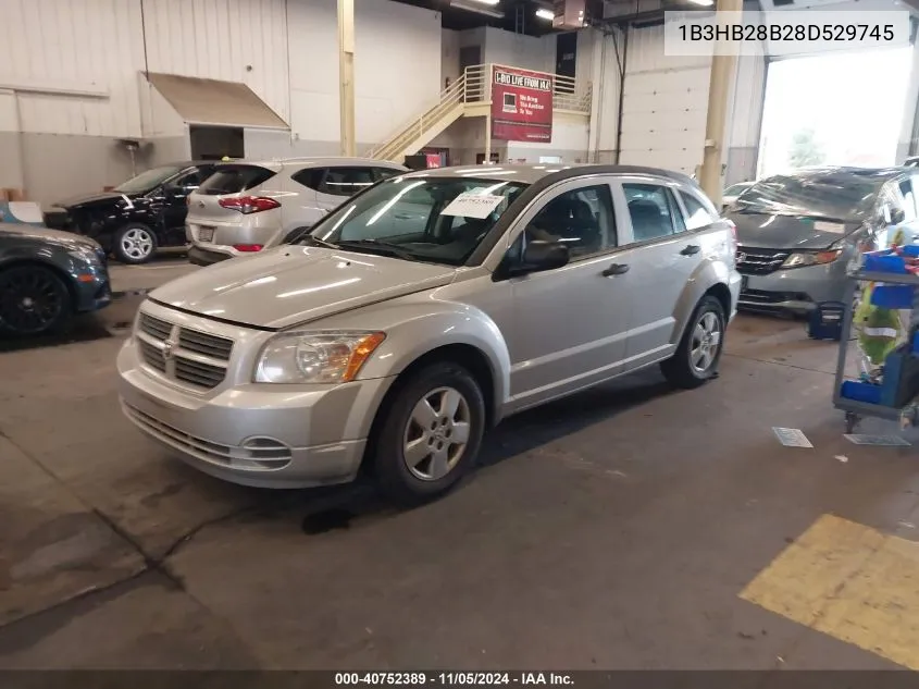 2008 Dodge Caliber Se VIN: 1B3HB28B28D529745 Lot: 40752389