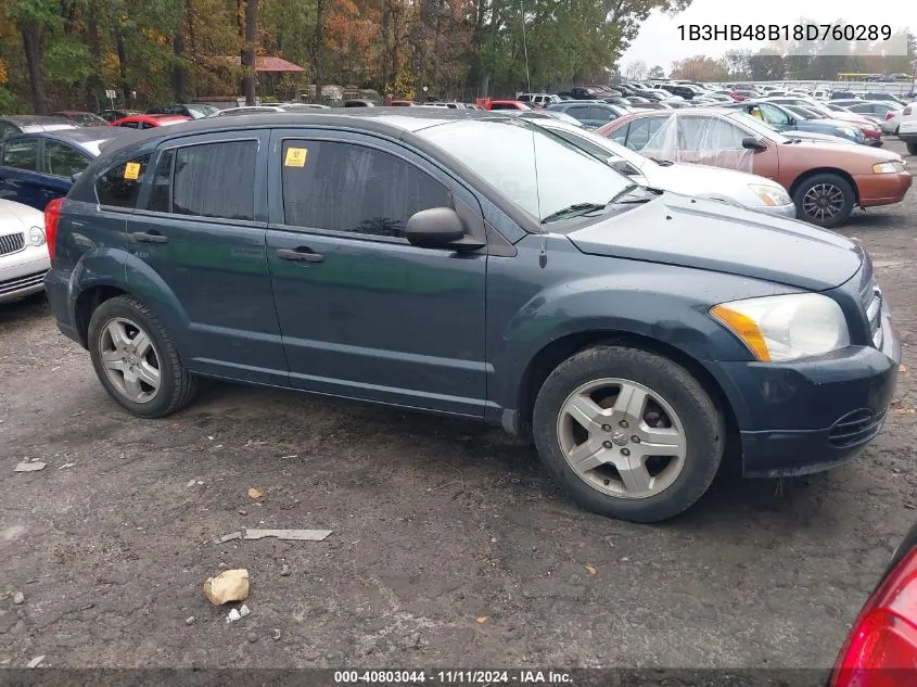 1B3HB48B18D760289 2008 Dodge Caliber Sxt