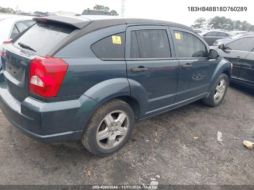 1B3HB48B18D760289 2008 Dodge Caliber Sxt