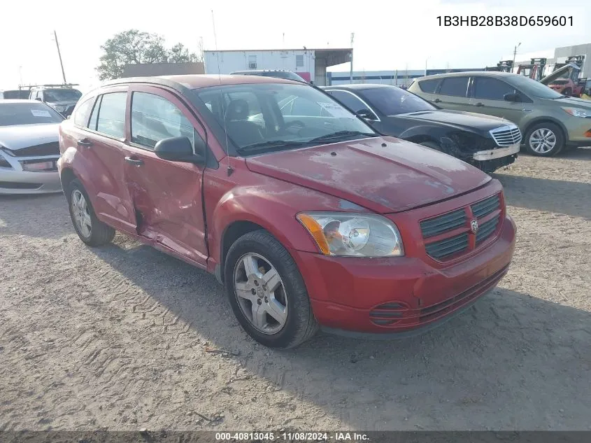 2008 Dodge Caliber Se VIN: 1B3HB28B38D659601 Lot: 40813045