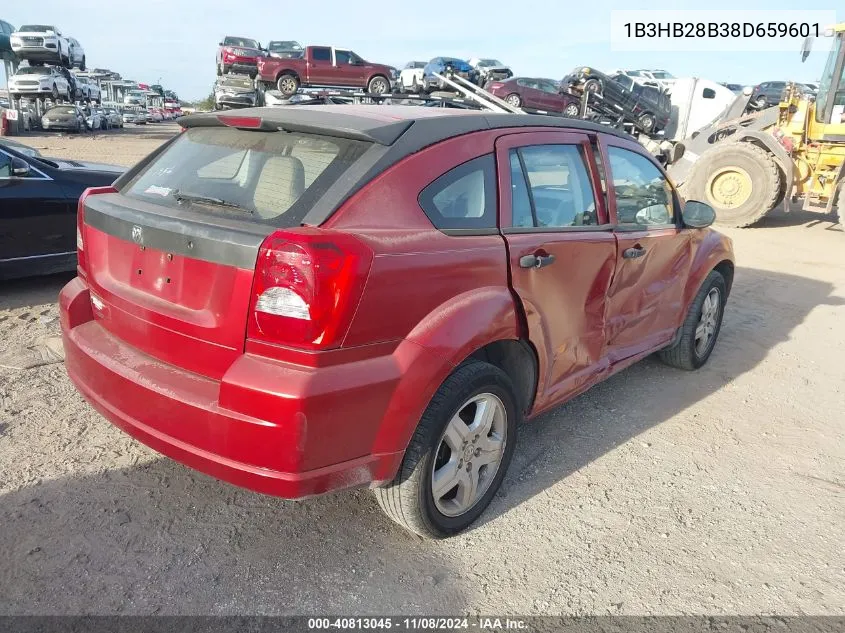 2008 Dodge Caliber Se VIN: 1B3HB28B38D659601 Lot: 40813045