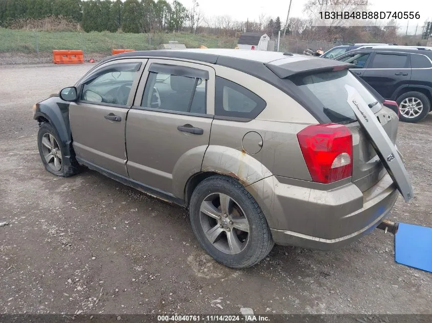 2008 Dodge Caliber Sxt VIN: 1B3HB48B88D740556 Lot: 40840761