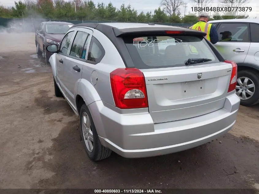 2008 Dodge Caliber Sxt VIN: 1B3HB48BX8D773879 Lot: 40850603