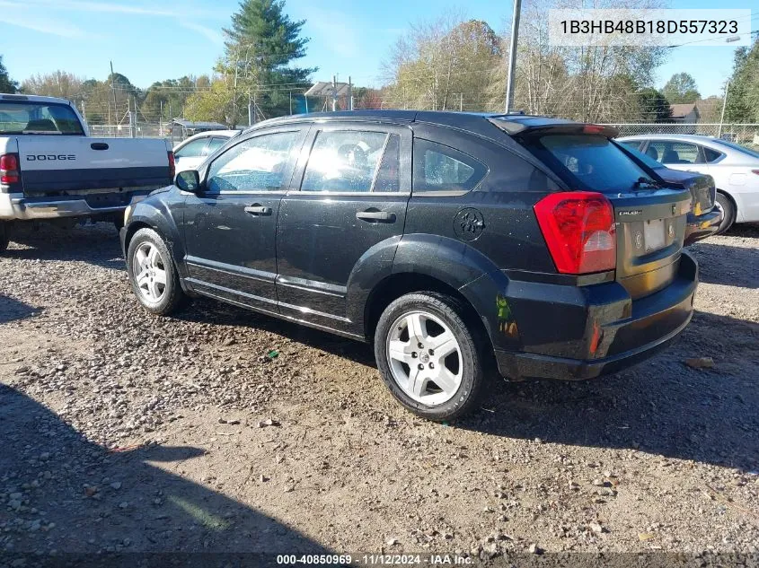 2008 Dodge Caliber Sxt VIN: 1B3HB48B18D557323 Lot: 40850969