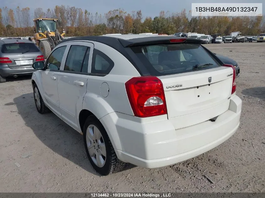 2009 Dodge Caliber VIN: 1B3HB48A49D132347 Lot: 12134462