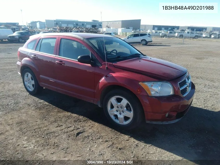 1B3HB48A49D201988 2009 Dodge Caliber Sxt