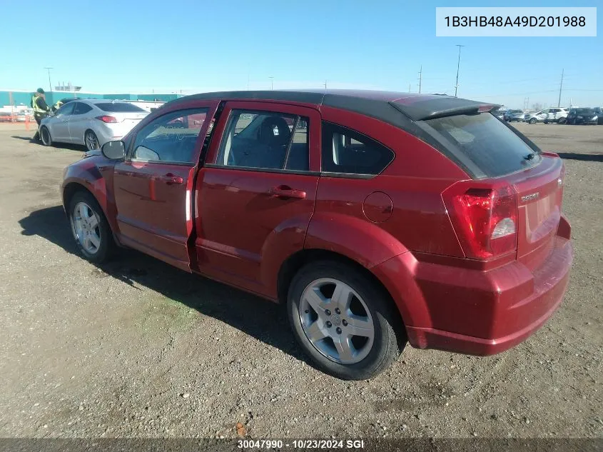 1B3HB48A49D201988 2009 Dodge Caliber Sxt