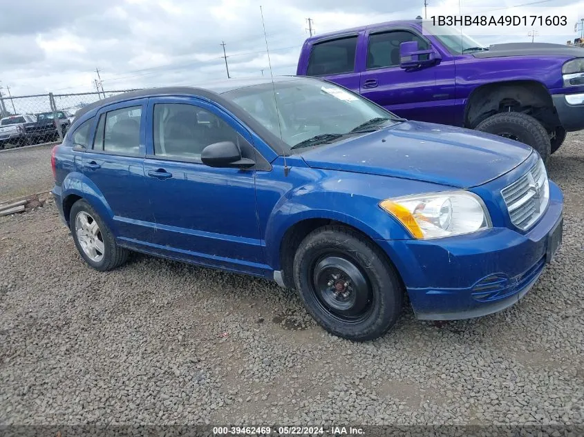 2009 Dodge Caliber Sxt VIN: 1B3HB48A49D171603 Lot: 39462469