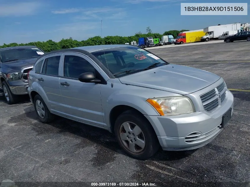 2009 Dodge Caliber Se VIN: 1B3HB28AX9D151506 Lot: 39973169