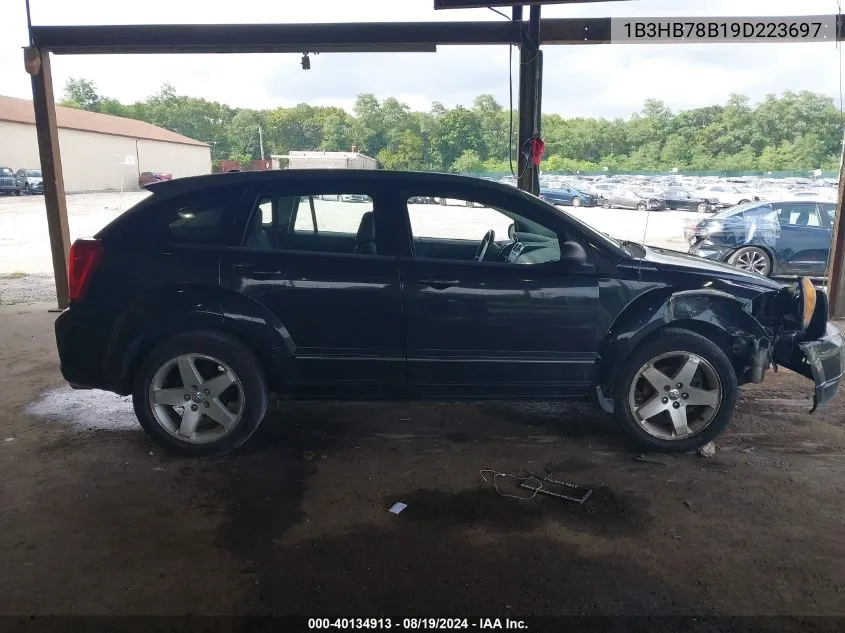 2009 Dodge Caliber R/T VIN: 1B3HB78B19D223697 Lot: 40134913