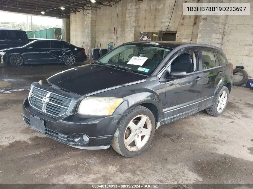 2009 Dodge Caliber R/T VIN: 1B3HB78B19D223697 Lot: 40134913