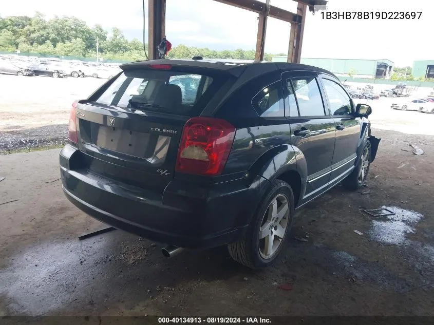 2009 Dodge Caliber R/T VIN: 1B3HB78B19D223697 Lot: 40134913