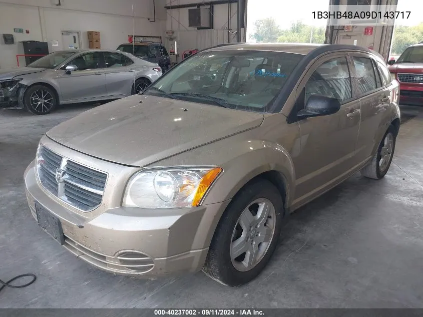 2009 Dodge Caliber Sxt VIN: 1B3HB48A09D143717 Lot: 40237002