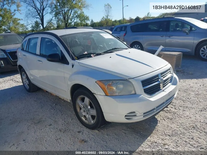 2009 Dodge Caliber Sxt VIN: 1B3HB48A29D160857 Lot: 40238502