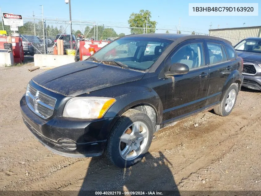 2009 Dodge Caliber Sxt VIN: 1B3HB48C79D163920 Lot: 40282170