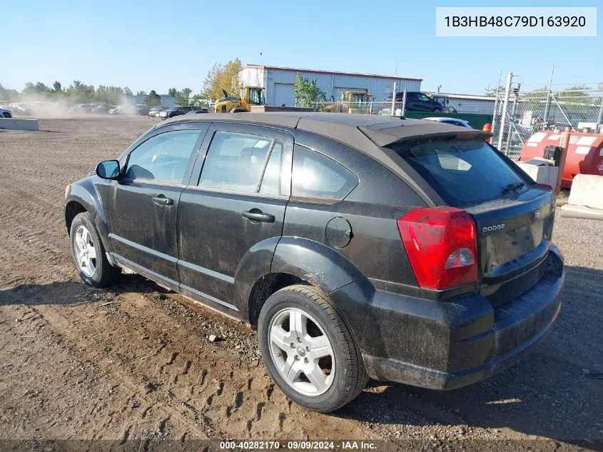 2009 Dodge Caliber Sxt VIN: 1B3HB48C79D163920 Lot: 40282170