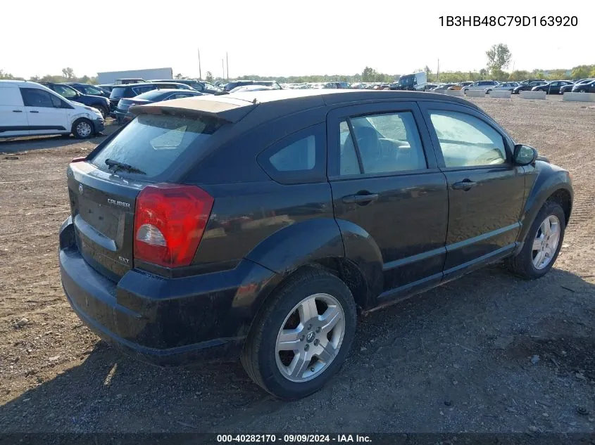 2009 Dodge Caliber Sxt VIN: 1B3HB48C79D163920 Lot: 40282170