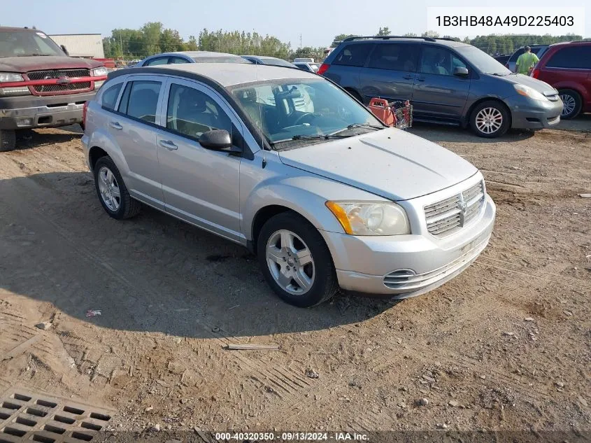 2009 Dodge Caliber Sxt VIN: 1B3HB48A49D225403 Lot: 40320350