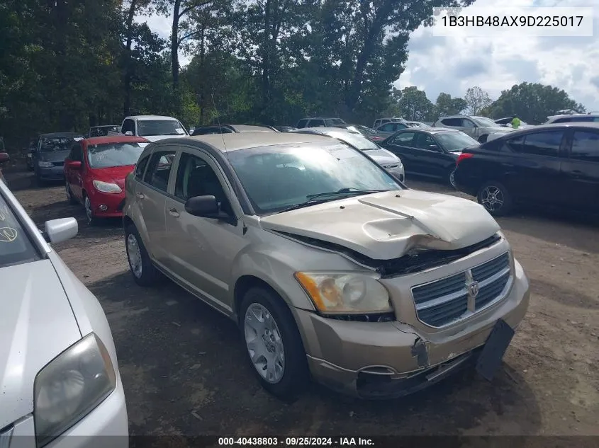 2009 Dodge Caliber Sxt VIN: 1B3HB48AX9D225017 Lot: 40438803