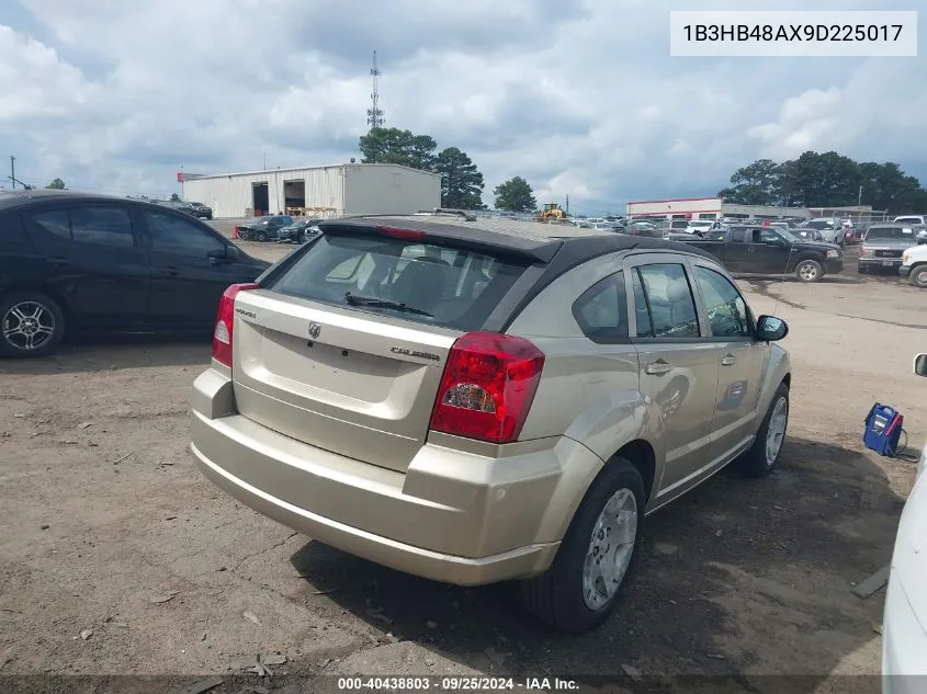 2009 Dodge Caliber Sxt VIN: 1B3HB48AX9D225017 Lot: 40438803