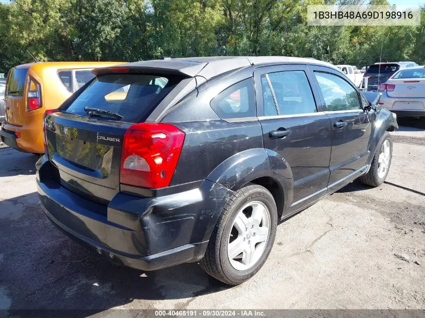 2009 Dodge Caliber Sxt VIN: 1B3HB48A69D198916 Lot: 40465191