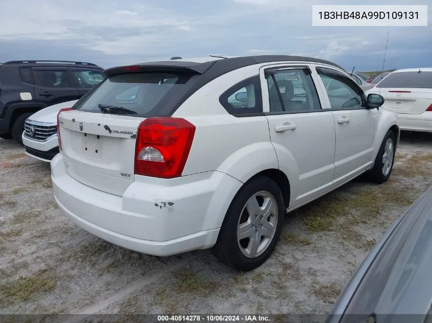 2009 Dodge Caliber Sxt VIN: 1B3HB48A99D109131 Lot: 40514278