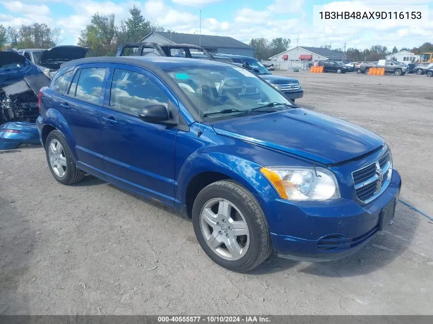 2009 Dodge Caliber Sxt VIN: 1B3HB48AX9D116153 Lot: 40555577