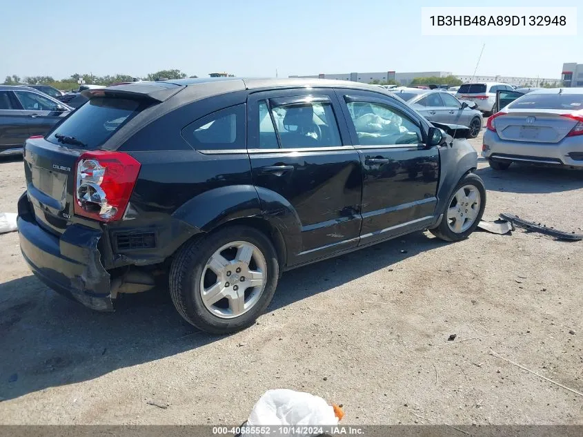 2009 Dodge Caliber Sxt VIN: 1B3HB48A89D132948 Lot: 40585552