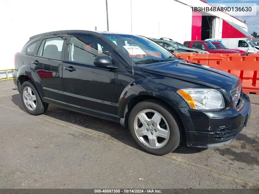 2009 Dodge Caliber Sxt VIN: 1B3HB48A89D136630 Lot: 40587305