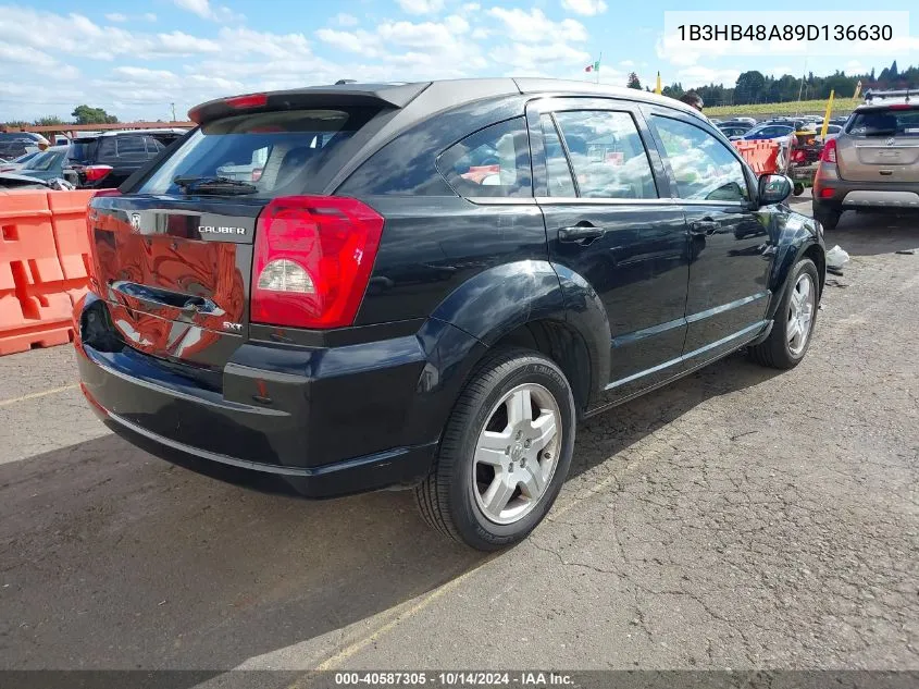 2009 Dodge Caliber Sxt VIN: 1B3HB48A89D136630 Lot: 40587305