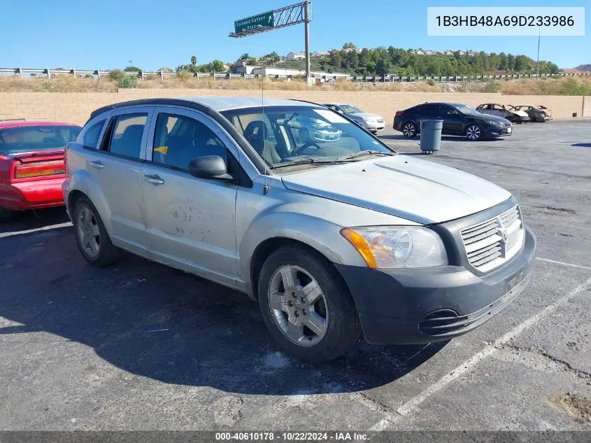 2009 Dodge Caliber Sxt VIN: 1B3HB48A69D233986 Lot: 40610178