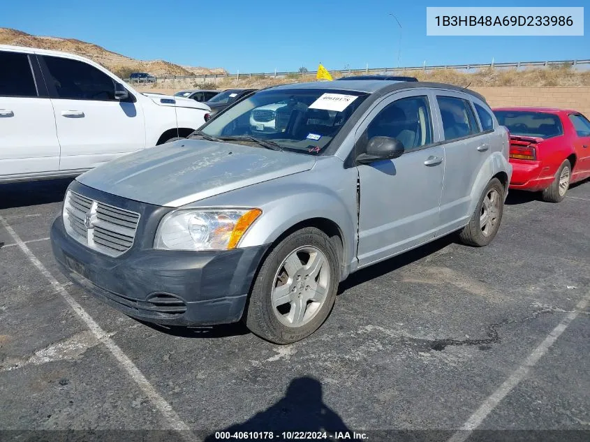 2009 Dodge Caliber Sxt VIN: 1B3HB48A69D233986 Lot: 40610178