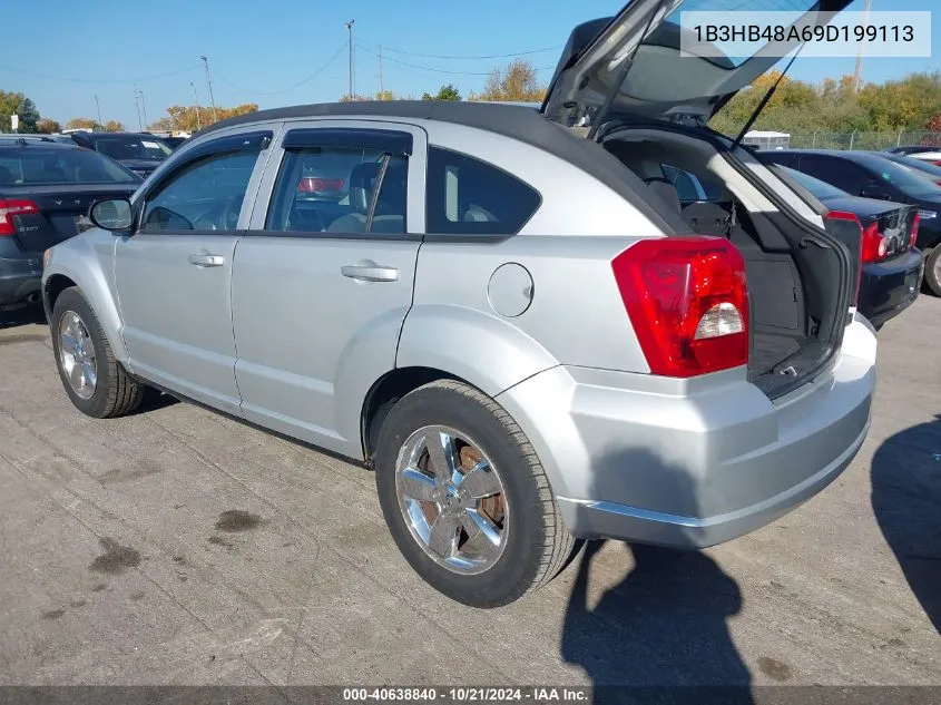 2009 Dodge Caliber Sxt VIN: 1B3HB48A69D199113 Lot: 40638840