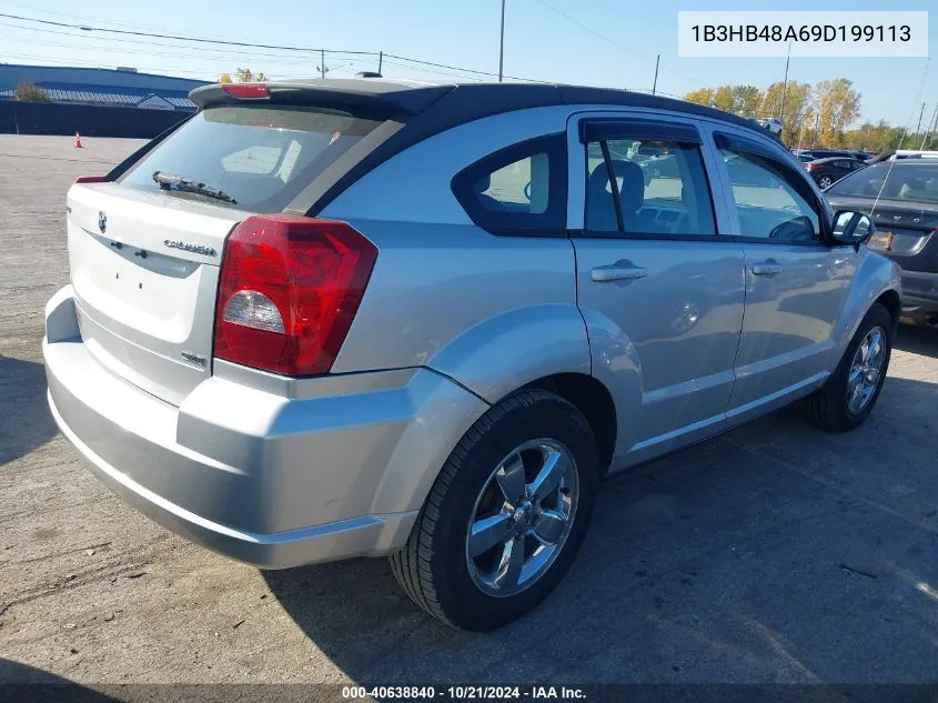 2009 Dodge Caliber Sxt VIN: 1B3HB48A69D199113 Lot: 40638840