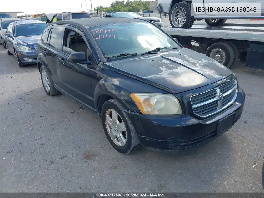 2009 Dodge Caliber Sxt VIN: 1B3HB48A39D198548 Lot: 40717535