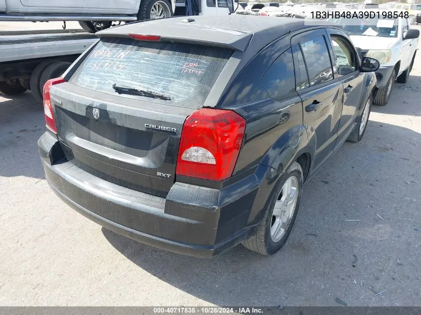 2009 Dodge Caliber Sxt VIN: 1B3HB48A39D198548 Lot: 40717535